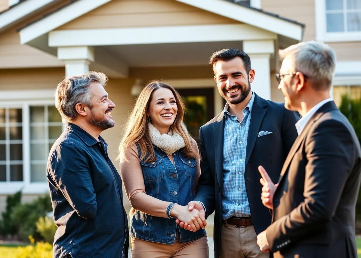 Titan Property Investors meeting with a homeowner